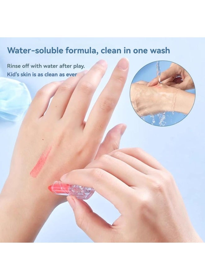 Bukela Kids Makeup Kit, Real Kids Makeup Set Washable Makeup Set Toys for Girls with Portable Make Up Box Including Lipstick, Eye Shadows and So On, Girl Toys for Girls Aged 5 6 7+ Year Old (Purple) - Image 2